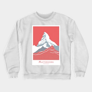 Majestic Matterhorn - Swiss Alpine Glory Crewneck Sweatshirt